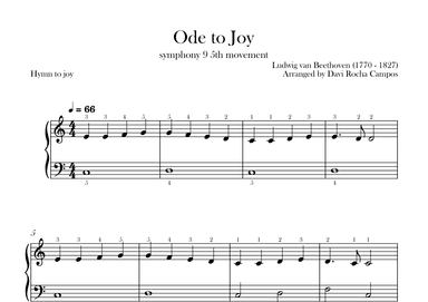 Ode To joy (Symphony 9 5th movement) (arr. Davi Rocha Campos)