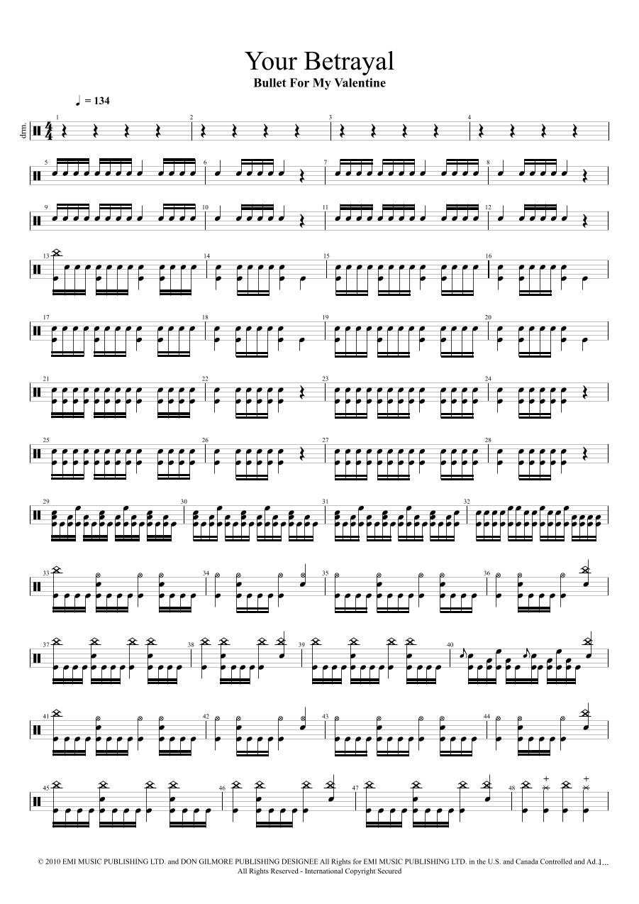Your Betrayal (arr. Cyril Mayer)