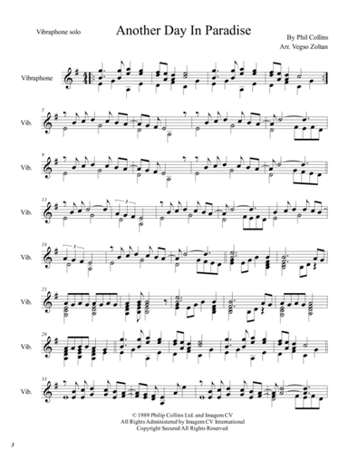 Another Day In Paradise (arr. Vegso Zoltan)
