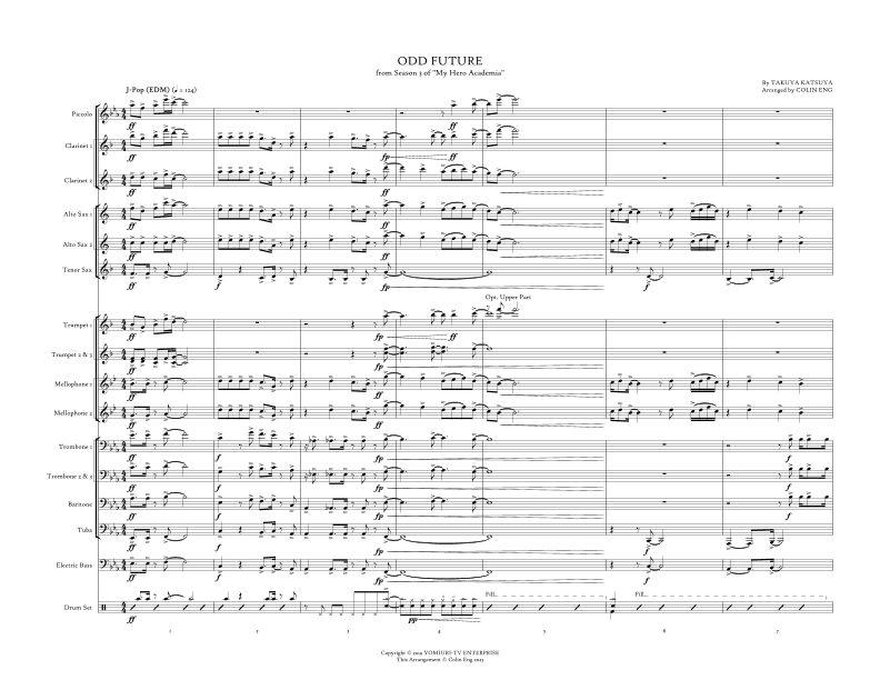 Odd Future (arr. Colin Eng)