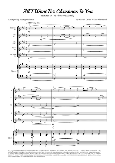 All I Want For Christmas Is You (arr. Rodrigo Faleiros)