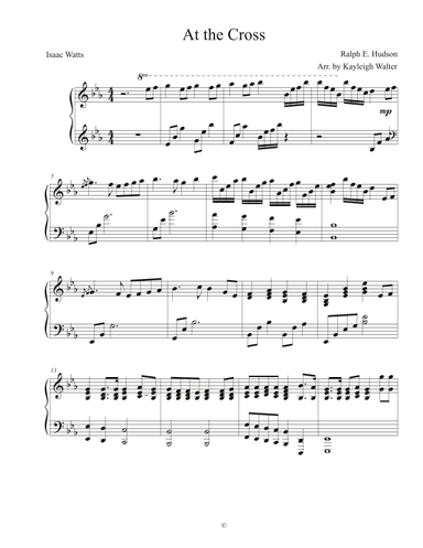At the Cross (arr. Kayleigh Walter)