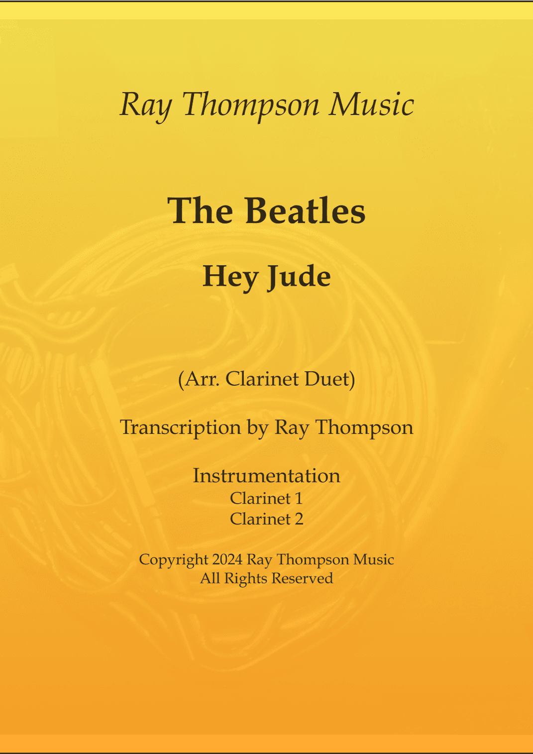 Hey Jude (arr. Ray Thompson)