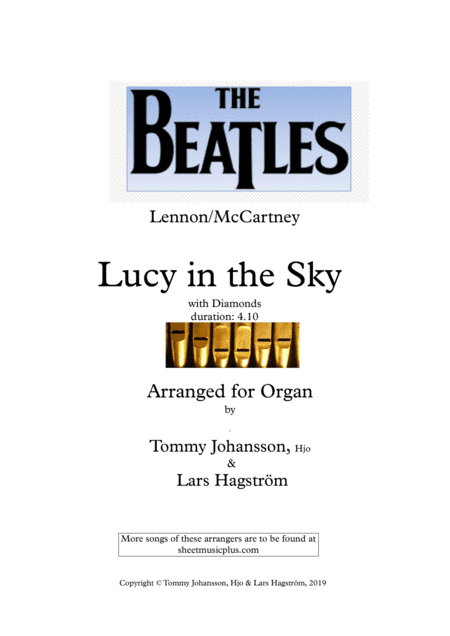 Lucy In The Sky With Diamonds (arr. Tommy Johansson, Lars Hagström)