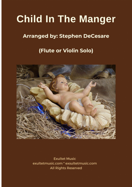 Child In The Manger (Flute or Violin solo and Piano) (arr. Stephen DeCesare)