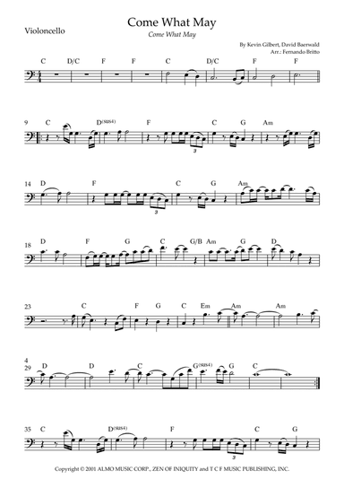 Come What May (arr. Fernando Britto)
