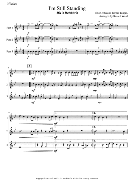 I'm Still Standing (arr. Russell Ward)