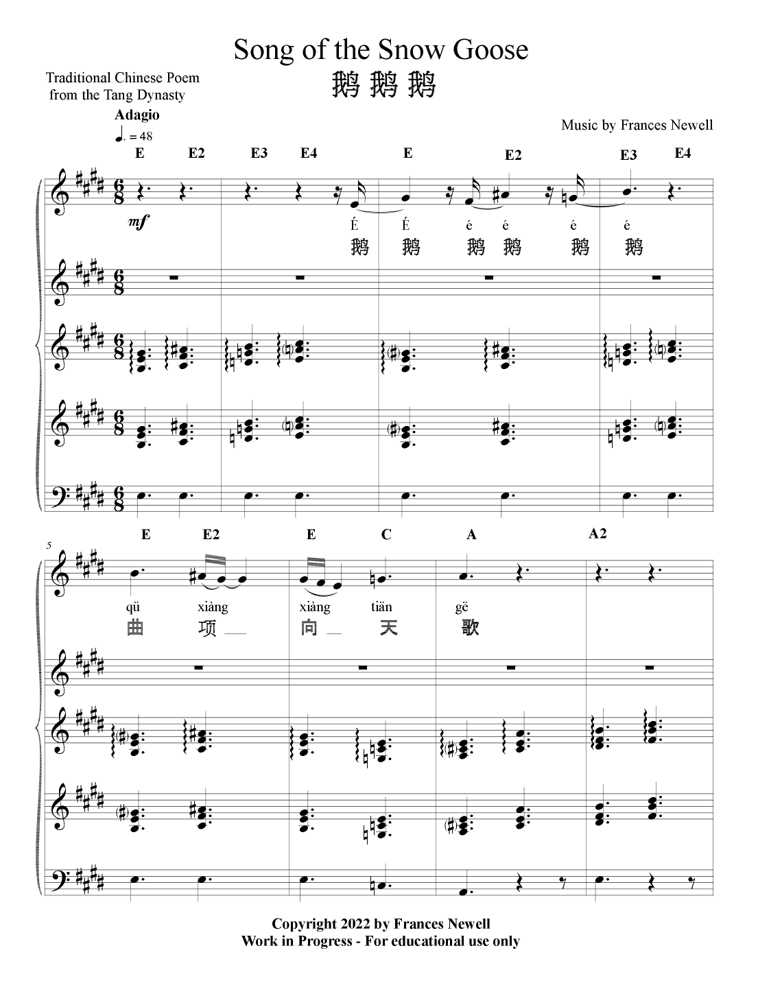 Song of the Snow Goose