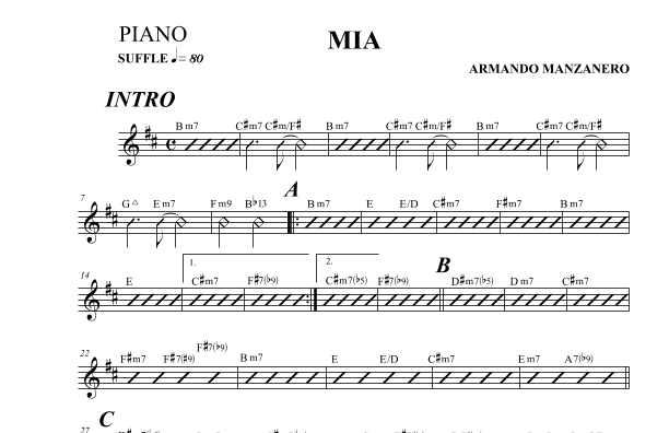 Mia (arr. Mateo Aguilar)