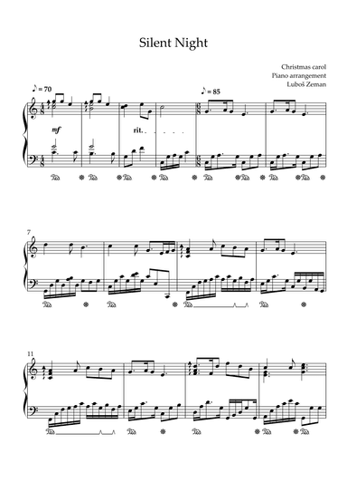 Silent Night (arr. Lubos Zeman)