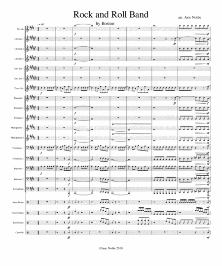 Rock & Roll Band (arr. Aric Noble)