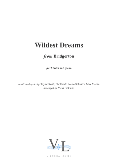 Wildest Dreams (arr. Vicki Falkland)