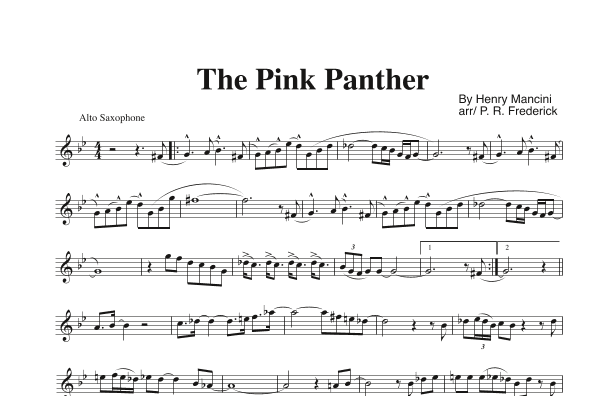 The Pink Panther (arr. P. R. Frederick)