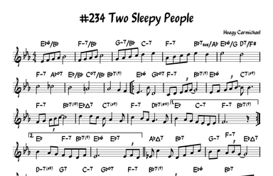 Two Sleepy People (arr. John Fries)