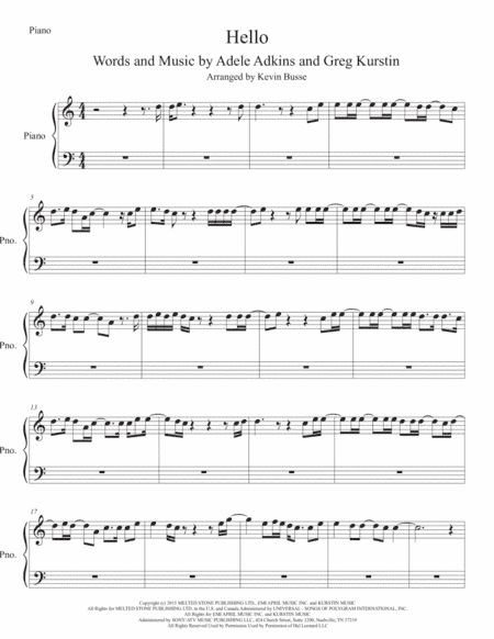 Hello (arr. Kevin Busse)