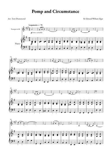 Pomp and Circumstance (arr. Tom Drummond)