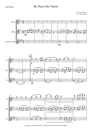 Be Thou My Vision (arr. Fabio Britto)