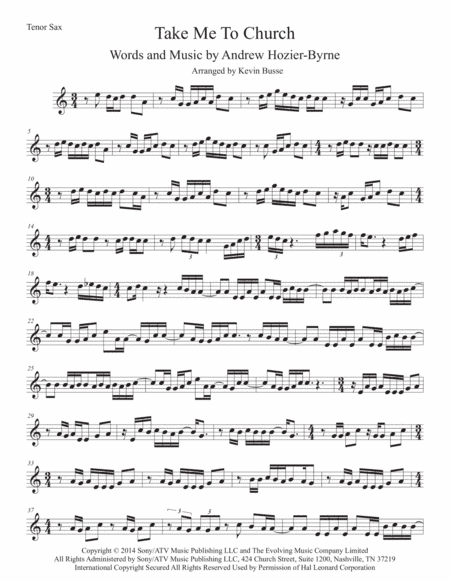 Take Me To Church (arr. Kevin Busse)