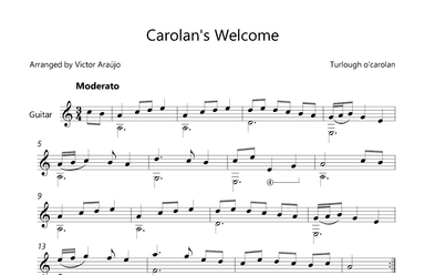 Carolan's Welcome - Guitar Arrangement (arr. Victor Araújo)