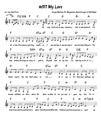 My Love (arr. John Fries)