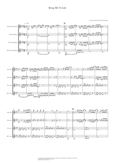 Bring Me To Life (arr. Junqueira's)