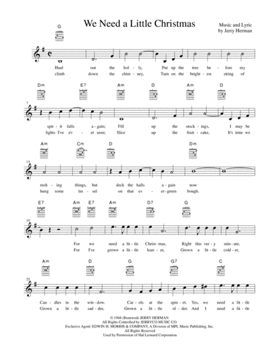 We Need A Little Christmas (arr. Samuel Stokes)