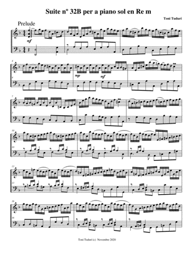 Prelude of barroque suite nº32B - (Toni Tudurí - novembre 2020)