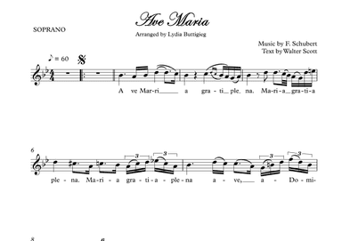 Ave Maria (arr. Dr Lydia Buttigieg)