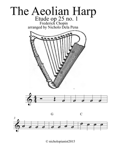The Aeolian Harp Etude op 25 no. 1 (arr. Nicholo Dela Pena)