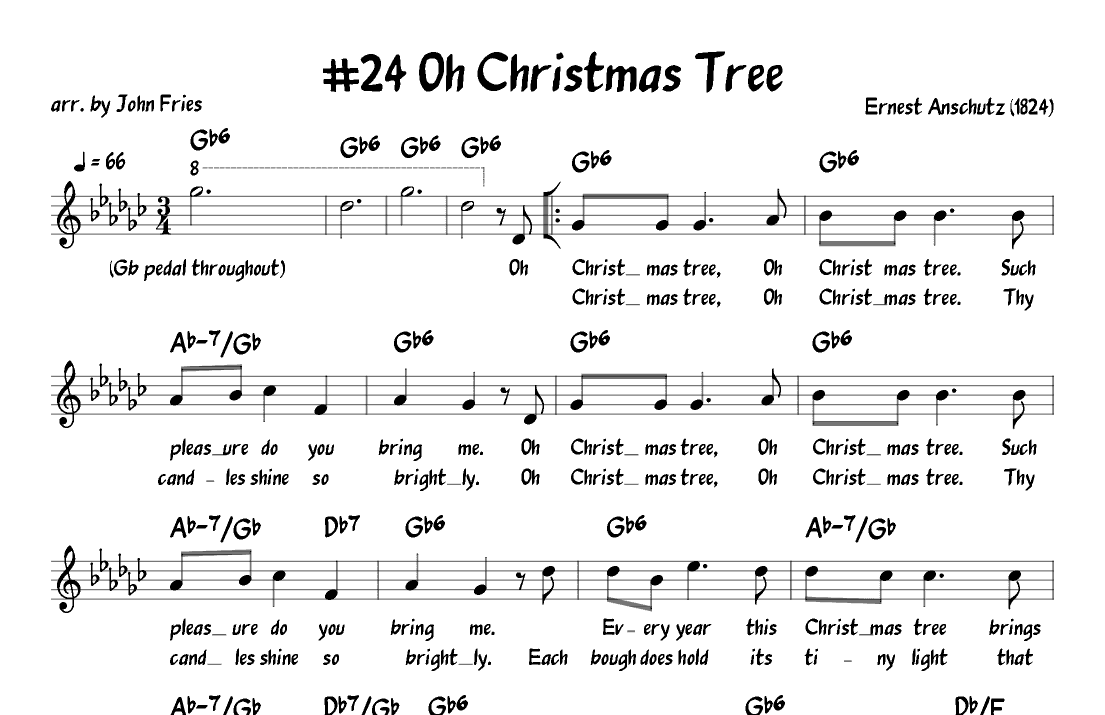Oh Christmas Tree (arr. John Fries)