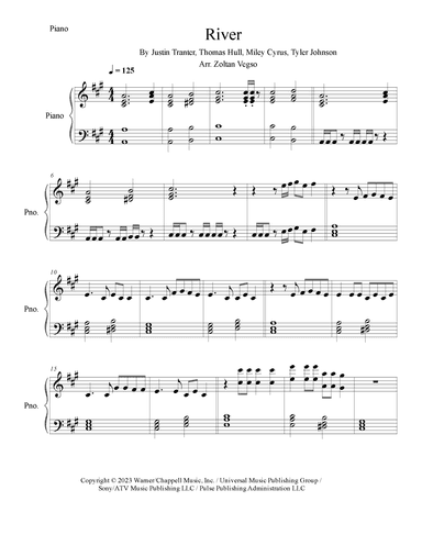 River (arr. Zoltan Vegso)