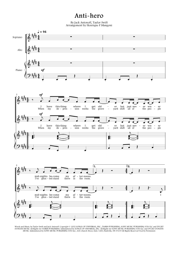 Anti-hero (arr. Henrique F Mangoni)