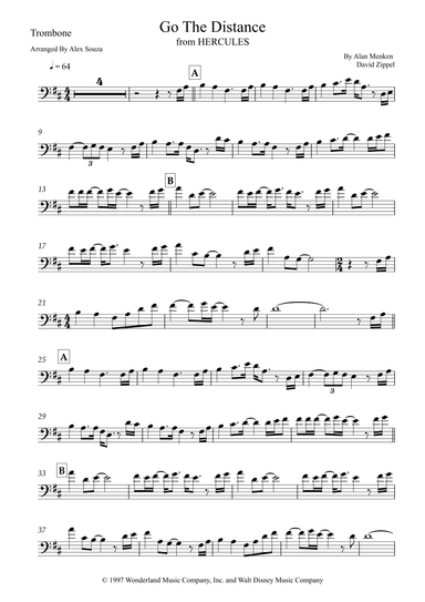 Go The Distance (arr. Alex Souza)
