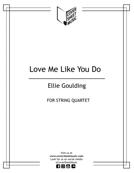 Love Me Like You Do (arr. Jose Quintana)