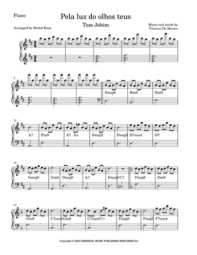 Pela Luz Dos Olhos Teus (arr. Harmonistas)