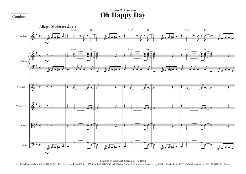 Oh Happy Day (arr. Jose Welligton Sousa de Castro)