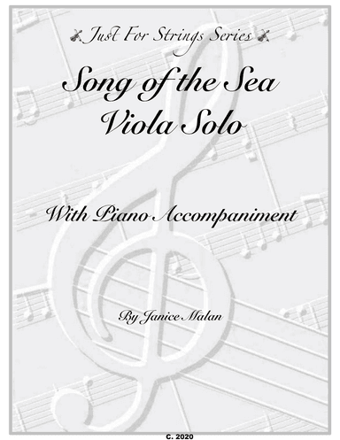 Song of the Sea  for Viola solo with piano accompaniment