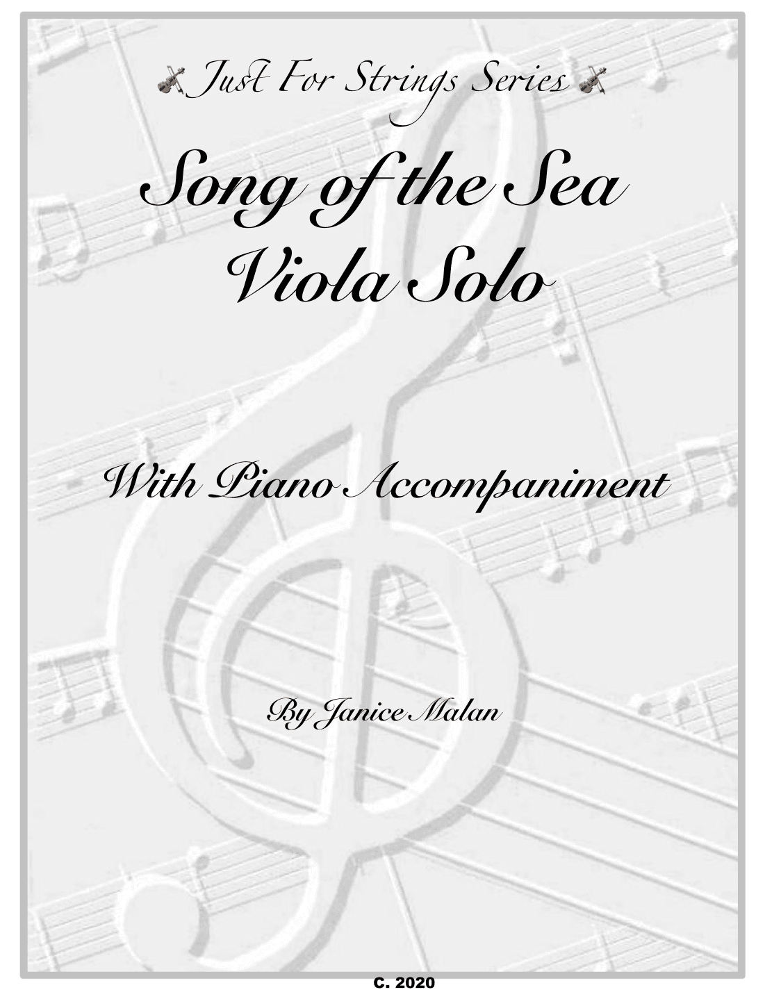 Song of the Sea  for Viola solo with piano accompaniment