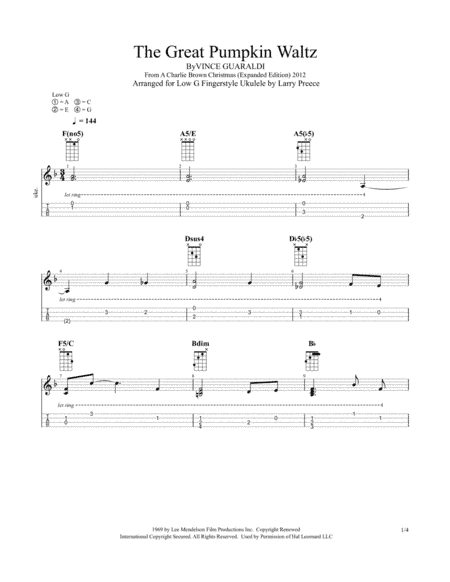 The Great Pumpkin Waltz (arr. Larry Preece)