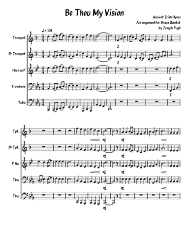Be Thou My Vision (arr. Joseph Pugh)