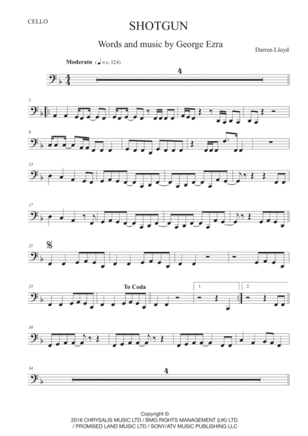 Shotgun (arr. Darren Lloyd)