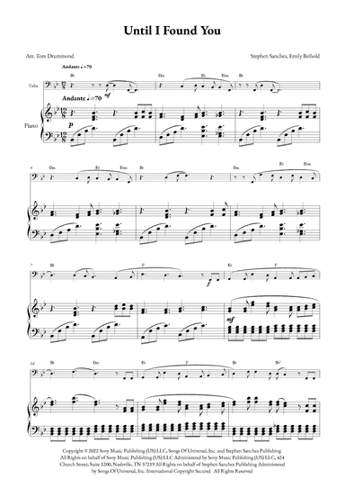 Until I Found You (arr. Tom Drummond)