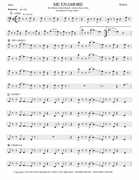 Me Enamore (arr. Jorge Juárez)