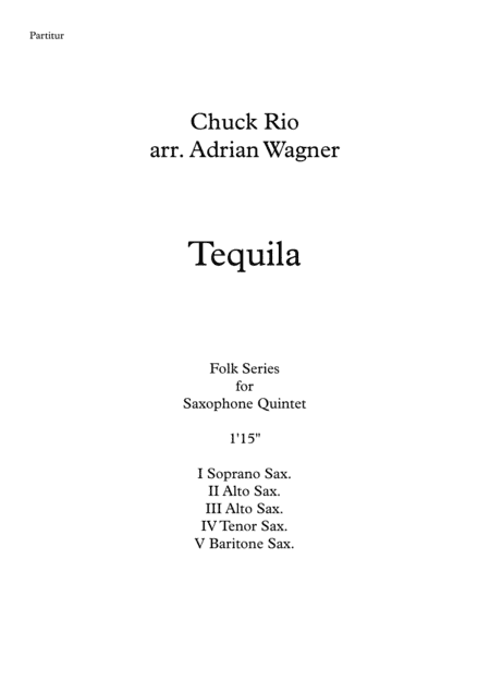 Tequila (arr. Adrian Wagner)