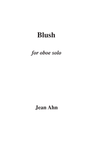 Blush for Oboe
