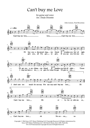 Can't Buy Me Love (arr. Duda Oriontte)
