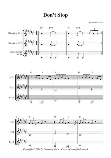 Don't Stop (arr. Wesley S. SIlva)