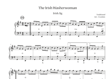 The Irish Washerwoman (arr. Julia Gordon)