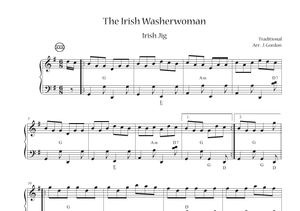 The Irish Washerwoman (arr. Julia Gordon)