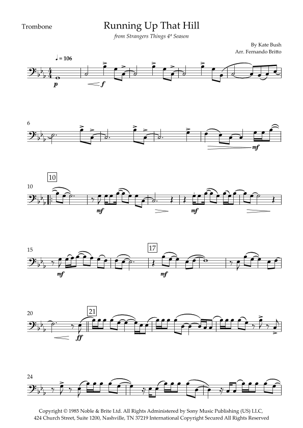 Running Up That Hill (arr. Fernando Britto)